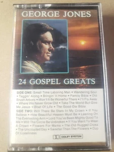 George Jones     24 gospel greats      Cassette - Picture 1 of 3