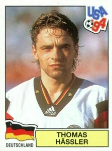USA '94 PANINI 180 THOMAS HASSLER GERMANIA DEUTSCHLAND FIGURINA WORLD CUP 1994 - Foto 1 di 1
