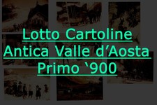 Lotto 8 postcard cartoline Valle d’Aosta foto vintage photos – da non perdere!!!