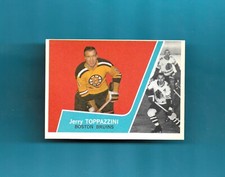 1963-64 Topps Card # 18 JERRY TOPPAZZINI BOSTON BRUINS MC SHARP!!