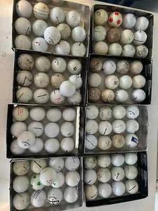 100 used golf balls shag one timer with a few keepers E - Picture 1 of 5