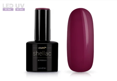 Jolifin UV LED LAVENI Shellac 12ml Farbe bordeaux  Nagelstudio Nail Art Gel - Bild 1 von 2