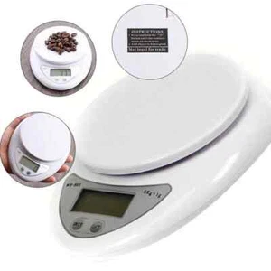 5kg LCD Digital Scales Kitchen Electronic Cooking Food Bowl Scale Measuring Tool - Picture 1 of 12