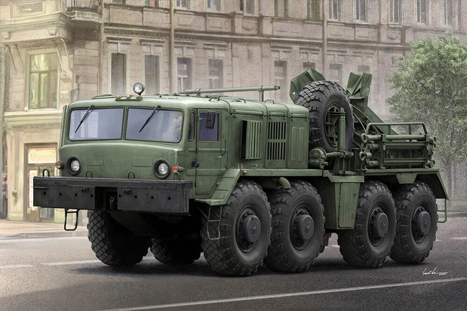 Trumpeter 01079 - 1 3 5 Ket-t Recovery Véhicule Based on the Maz-537 Heavy Truck