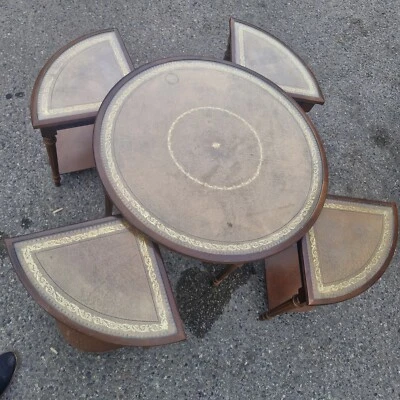 table basse  ancienne acajou - Photo 1/2