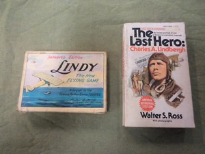 #CC9.  1927 CHARLES A. LINDBERGH FLYING CARD GAME - PARKER BROTHERS - Picture 1 of 4