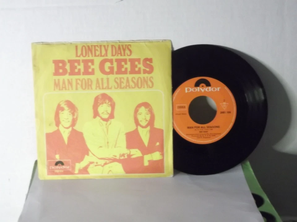 The Bee Gees,Polydor,"Lonely Days",Germany,7" 45 with P/S,1971 pop rock,Mint- - Image 1 of 1