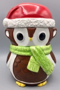 Eule Keks Kerzendose Keramik The Yankee Candle Company Weihnachten Kanister süß - Bild 1 von 10