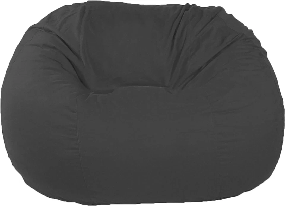 Sofá loveseat de algodón - con cuentas de poliestireno y bolsa de frijoles llena de espuma CertiPUR para adultos Foto 1 de 4