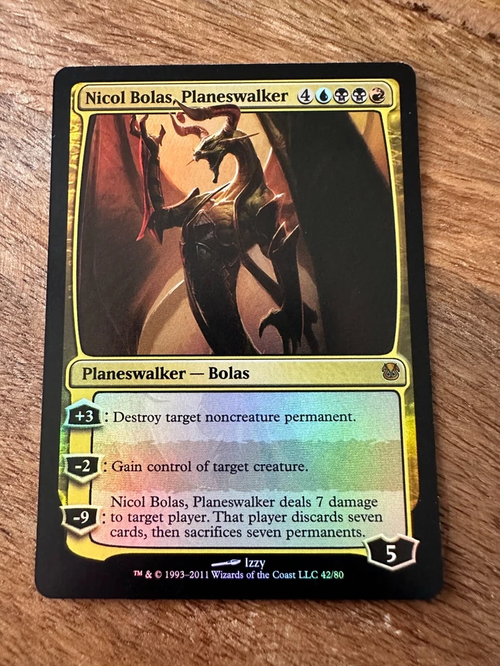 Nicol Bolas, Planeswalker - FOIL - Duel Decks: Ajani vs. Nicol Bolas -NM-EN- MTG - Bild 1 von 1