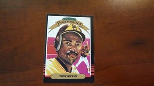 1985 DONRUSS DIAMOND KINGS # 25 TONY GWYNN BASEBALL CARD