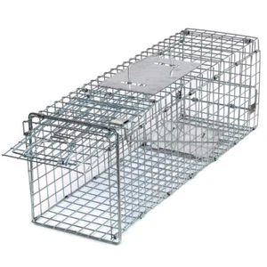 24'' Live Animal Trap Cage Skunks Squirrels Raccoons Small Game Rats - Picture 1 of 16