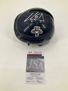 FLORIDA PANTHERS AARON EKBLAD SIGNED MINI HELMET JSA WITNESS COA 24’ SC CHAMPS ! - Picture 1 of 4