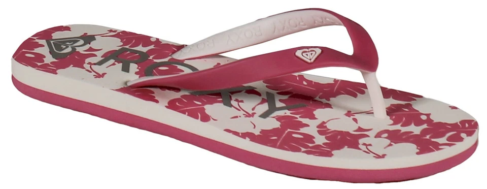 Sandalia Tahití para Niña Roxy - Súper Rosa / Blanco - Nueva Foto 1 de 1