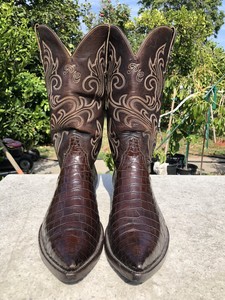 alligator boots ebay