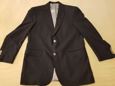 Mens Hart Schaffner Marx Sports Jacket Blazer 42L Navy Blue - Image 1 of 4