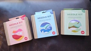 is Gift - Punch NEEDLE KIT x3 - Complete Set [BRAND NEW] - Picture 1 of 6