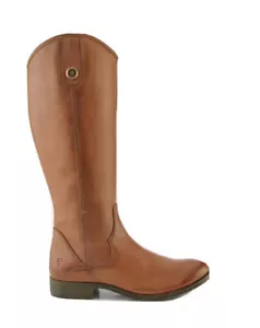NWT Frye Marissa Medallion Inside Zip Tall Boot (Cognac) - Picture 1 of 7