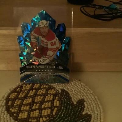 Andrew Mangiapane 2021-22 Upper Deck Ice Hockey Ice Crystals Die-Cut #IC-4 - Image 1 of 2