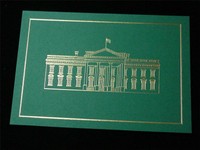 2018 White House Christmas New Years Card President Donald Trump Melania