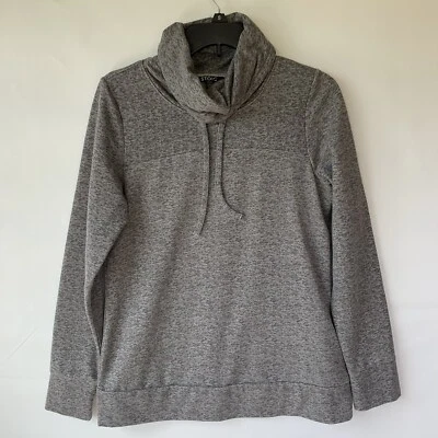 Sudadera Pullover Stoic Mujer Gris Cuello Capucha. Talla mediana Foto 1 de 4