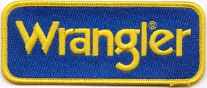 Wrangler Jeep gestickte Aufnäher 4,5"x1,8" zum Aufbügeln - Bild 1 von 1