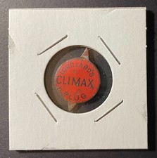 Lorillard's Climax Plug Tin Tobacco Tag - Metal - Tobacco (CB Lot)