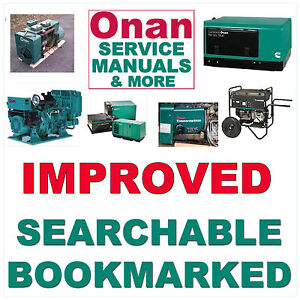 Onan MDL3, MDL4, MDL6 SERVICE MANUAL & Illustrated PARTS Catalog MANUALS on a CD