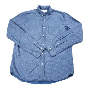 Denim & Supply Ralph Lauren Western Paisley Shirt Mens M Blue Preppy Casual Y2K - Picture 1 of 8