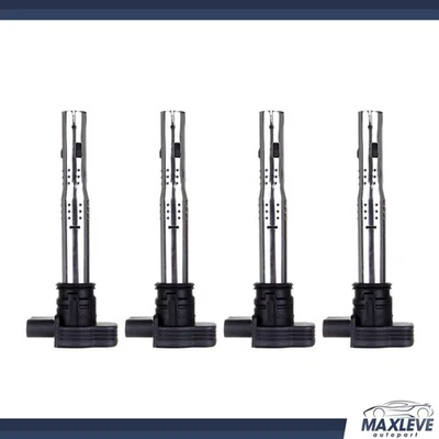 4 Ignition Coils For Volkswagen Eos 2007-2016 GTI 2006-2014 Golf 2012-2013 2.0L - Image 1 of 3