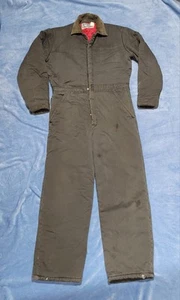 Vintage Sears Outerwear Insulated Coveralls Men’s Sz 35 Waist 28 Inseam - Picture 1 of 9