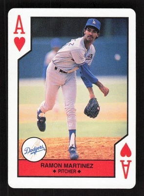 1990 US Playing Card Co Major League All-Stars Playing Cards #Ace Ramon Martinez - Image 1 of 2