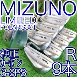 Ta37 Mizuno Polaris 301 Limited 9 Iron Set Masterpiece - Picture 1 of 11