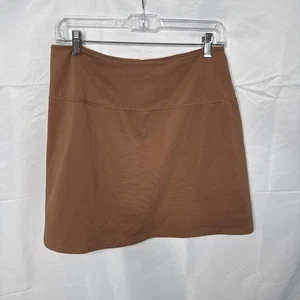 GIRLFRIEND COLLECTIVE Skort Brown Skirt Shorts XL Tenniscore Preppy - Picture 1 of 6