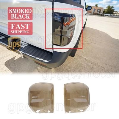 Juego de cubiertas de luz trasera ABS negro ahumado para Ford Maverick 2022-2024 Foto 1 de 4