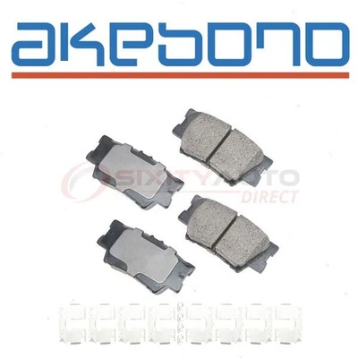 Akebono Pro-ACT Rear Disc Brake Pad Set for 2008-2016 Toyota Avalon - bd Foto 1 de 4