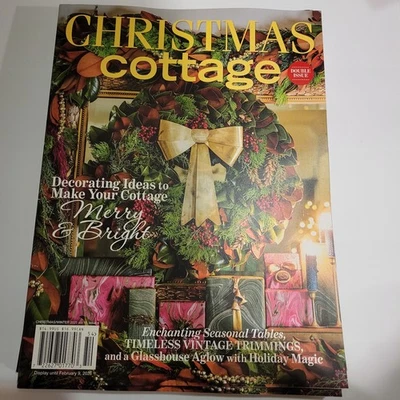 Christmas Cottage: The Cottage Journal Magazine 2025 ~ Merry & Bright - Image 1 of 4