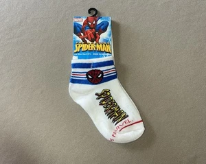 One Pair Of Marvel Spider-Man Boys Ankle Socks, Sock Size 6-8.5, New With Tags! - Picture 1 of 8
