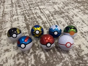 Konvolut 7 Pokemon Tins Pokeball (leer), Tauchball, Premier Ball - Bild 1 von 4
