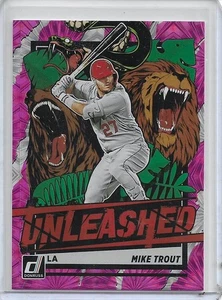 2021 Panini Donruss Unleashed Pink Fireworks Mike Trout #UNL2 - Bild 1 von 2