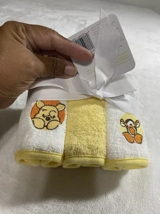 "Paquete de 6 paños de lavado Winnie The Pooh & Tigger 9,5""x9,5"" de Disney Baby nuevo con etiquetas" - Imagen 1 de 8