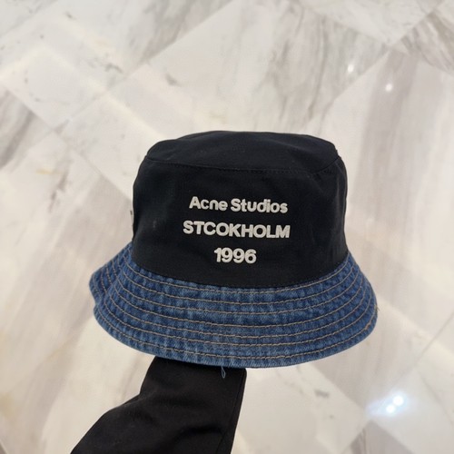 Cappello da Pescatore Sorridente Retro Versatile Acne Studios