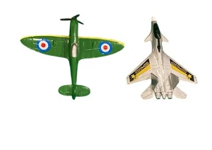 Diecast Metall Flugzeuge A119 französischer Jagdflugzeug + Motor Max Kampfjet Mxaf-002 - Bild 1 von 5