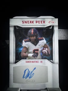 Damien Martinez 2024 SAGE HIT #SPA-DM Sneak Peek Autographs Auto Seahawks - Picture 1 of 2