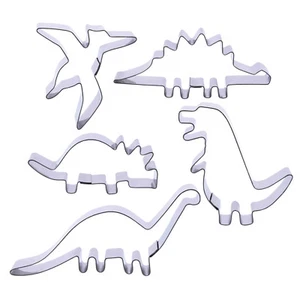 1 Keksausstecher Set Dinos | Dinosaurier | Flugsaurier | T-Rex | Triceratops | D - Bild 1 von 3