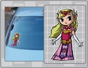 PRINCESS ZELDA Vinyl Decal #4 Car Sticker The Legend of Zelda Wind Waker - Picture 1 of 1