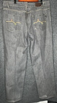 Top de mezclilla negro crudo LRG para hombre 42 Rankin C47 Lifted Research Group de colección Y2K Foto 1 de 4