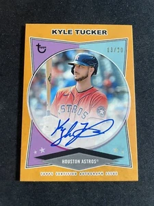 2023 Topps Brooklyn Collezione Kyle Tucker On Card Auto /20 Astros Arancione - Foto 1 di 2