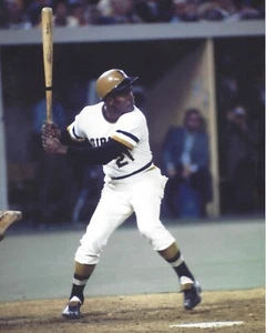 Foto 8x10 baseball, Roberto Clemente, Pittsburgh Pirates battuta - Foto 1 di 1