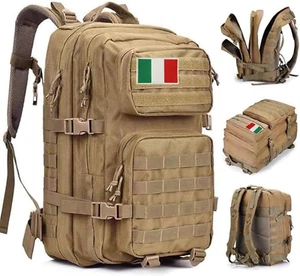 Zaino Militare Tattico 45L, Impermeabile Zaino Grande Zaino Viaggio Molle Zaino - Foto 1 di 12